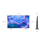 SAMSUNG UE55U7000FUXZT Crystal UHD 4K Smart TV, Crystal 4K Processor, HDR, Smart Experience, OTS Lite & Adaptive Sound, Metal Stream Design, 2025