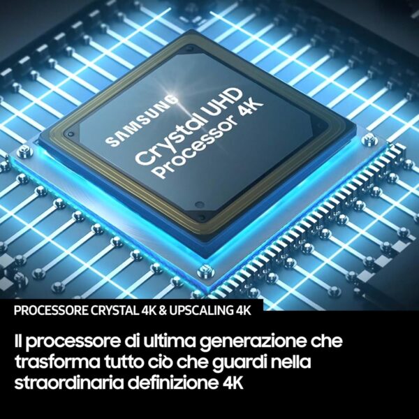 SAMSUNG UE55U7000FUXZT Crystal UHD 4K Smart TV, Crystal 4K Processor, HDR, Smart Experience, OTS Lite & Adaptive Sound, Metal Stream Design, 2025