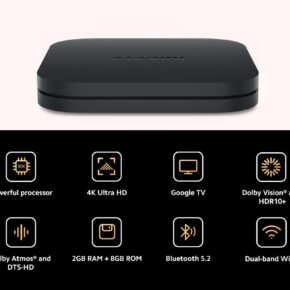 Xiaomi Mi TV Box S 2nd Gen, 4K Ultra HD Streaming Reproductive, Bluetooth, Wi-Fi, 2GB RAM + 8GB ROM, 2nd Generation, Black