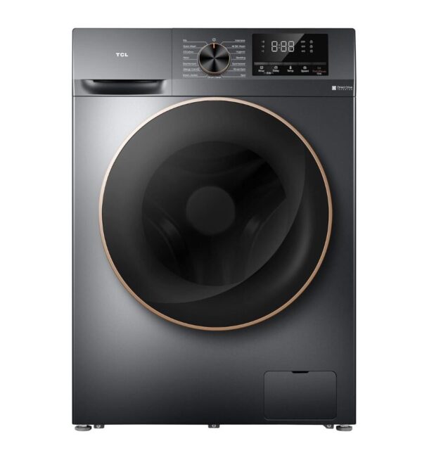 TCL 10/6Kg Front Load Washer Dryer Automatic Washing Machine, 1200 RPM, Direct Drive Inverter Motor, 15 Programs, Fast Washing & Drying,Child Safety Lock, Memory Function, Honeycomb Drum - 3 Year Warranty