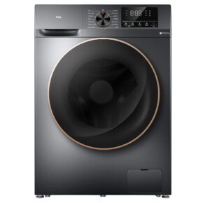 TCL 10Kg Front Load Automatic Washing Machine, 1200 RPM, Direct Drive Inverter Motor, 15 Programs, Drum Clean, Delay Start, Child Safety Lock, Honeycomb Drum | 1 Year Warranty