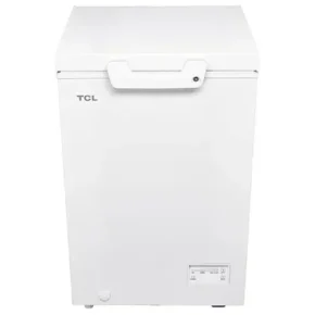 TCL 130 Liter Chest Freezer With Compact Deep Freezer with Mechanical Temperature Thermostat, Front Drain Water Outlet, Power Indicator, Storage Basket, Energy Efficient Freezing