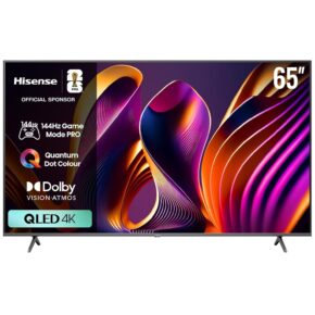 Hisense 65-Inch Q7 Series Quantom Dot 4K UHD VIDAA Smart TV (65Q7N, 2024 Model) - QLED, Native 144Hz, Full Array Local Dimming, Game Mode Pro, Alexa Compatibility