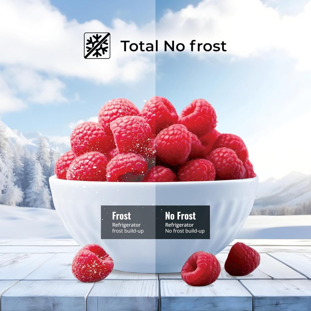 SPJ Refrigerator, 431L Fridge, Four Door Refrigerator, No Frost Refrigerator, Low Noise Design, Adjustable Glass Shelves, Water Dispenser, Crisper Drawer, Color - INOX,...