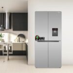 SPJ Refrigerator, 431L Fridge, Four Door Refrigerator, No Frost Refrigerator, Low Noise Design, Adjustable Glass Shelves, Water Dispenser, Crisper Drawer, Color - INOX,...