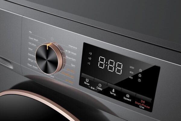 TCL 10/6Kg Front Load Washer Dryer, 1200 RPM, Direct Drive Inverter Motor, 15 Programs, Fast Washing & Drying,Child Safety Lock, Memory Function, Honeycomb Drum,1 Year Warranty,...