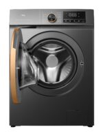 TCL 8Kg Front Load Washing Machine, 1200 RPM, Direct Drive Inverter Motor, 15 Programs, Drum Clean, Delay Start, Child Safety Lock, Honeycomb Drum, 1 Year Warranty, Grey - P208FLG