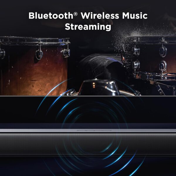 TCL S55H S-Class 2.1 Soundbar with Dolby Atmos, DTS Virtual:X, Wireless Subwoofer, Bluetooth Music Streaming and Auto Room Calibration