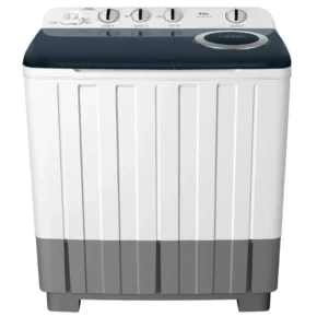 TCL 11KG Twin Tub Top Load Washing Machine Semi-Automatic With Air Turbo, Rust Free, Powerful Cleaning – 1 Year Warranty