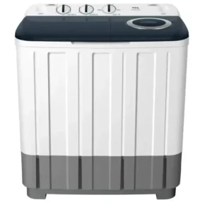 TCL 8.5KG Twin Tub Washing Machine Semi-Automatic With Air Turbo, Rust Free, Powerful Cleaning – 1 Year Warranty