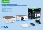 Smartbarry HT20 4K Projector, WiFi Dual Band, HDMI/USB Compatible, Smart Home Theater, Portable, Compatible with TV Stick/iOS/Android/Plastation - Image 3