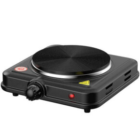 Bester Portable Electric Cooker, Single Hotplate, 1000W, Stainless Steel - 1 Year Warranty
