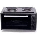 Blueflame 35 Liters Electric Mini Oven With Two Top Electric Hot Plates