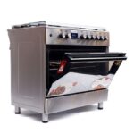 Blueflame 90cm*60cm P9042ERF-I Diamond Cooker 4 Gas Burners and 2 Electric Burners - Stainless steel/Inox
