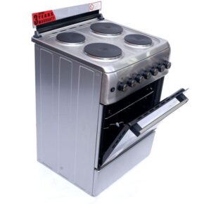 Blueflame 60cm X 60cm Full Electric Cooker, Stainless Steel S6004ERF, Made In Turkey - 3 Years Warranty