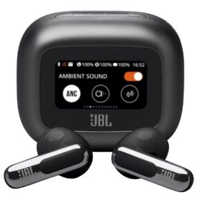 JBL LIVE FLEX 3 True wireless noise cancelling earbuds With a Smart Wireless Charging Case, open-stick design, 50 hours total playback