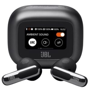 JBL LIVE FLEX 3 True wireless noise cancelling earbuds With a Smart Wireless Charging Case, open-stick design, 50 hours total playback