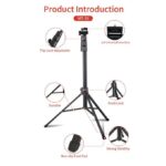 Jmary Jmary MT-39 61" Aluminum Tripod Stand with Phone Clip