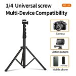 Jmary Jmary MT-39 61" Aluminum Tripod Stand with Phone Clip