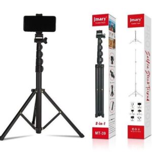 Jmary Jmary MT-39 61" Aluminum Tripod Stand with Phone Clip