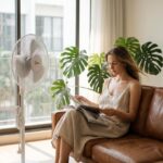Midea 16 Inch Floor Stand Fan FS40-19M-White