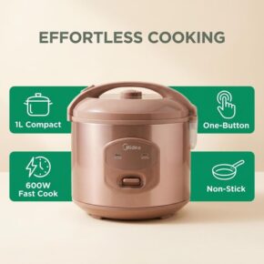 Midea Rice Cooker 1L- Brown