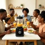 Panda 1.75L 2In 1 Juice Blender with Grinder,Black，1 Year Warranty