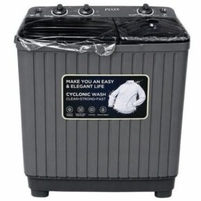 Pixel 8kg Twin Tub Washing Machine Top Loader, Semi-automatic – 3 Years Warranty