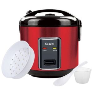 Saachi 1.8Liters Electric Rice Cooker With Steaming Feature - 1 Year Warranty