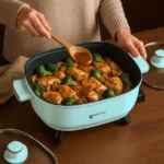 Hoffmans 6L Electric Multi-Cooker, 1500W High-Power Non-Stick Skillet - Image 5