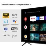 BlackArk 65 Inch Ultra HD 4K Smart Android TV, Frameless With Bluetooth, Android Apps Support, USB, HDMI, Inbuilt Free To Air Decoder, Screen Casting – 1 Year Warranty - Image 2