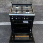 All Star Full Gas Cooker, 4 Gass Burners, 50cm by 50cm, Gass Oven, Stainless Steel