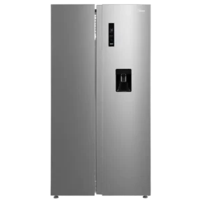 Midea 553L Side By Side Smart Refrigerator, Wifi Wireless Control, Double Door, Frost Free, Digital Control With Water Dispenser And Twist Ice Tray