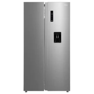 Midea 553L Side By Side Smart Refrigerator, Wifi Wireless Control, Double Door, Frost Free, Digital Control With Water Dispenser And Twist Ice Tray