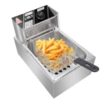 Hoffmans 6 liter Electric Single Deep Fryer, Stainless Steel, Adjustable thermostat, Overheat protection - Image 6