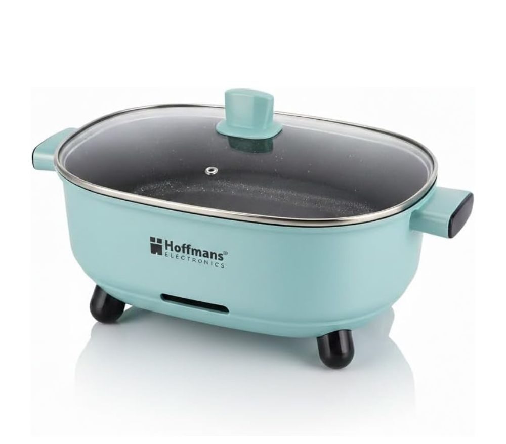 Hoffmans 6L Electric Multi-Cooker, 1500W High-Power Non-Stick Skillet Hoffmans 6L Electric Multi-Cooker, 1500W High-Power Non-Stick Skillet