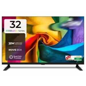 Globalstar Smart TV 32 Inch, LED TV, Inbuilt decoder, Frameless Design, USB Ports, HDMI, Remote Control, Screen Casting - 1 Year Warranty