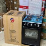 All Star Cooker With 2 Gass Burners + 2 Electric Burners, 50cm by 50cm, Gass Oven, Stainless Steel