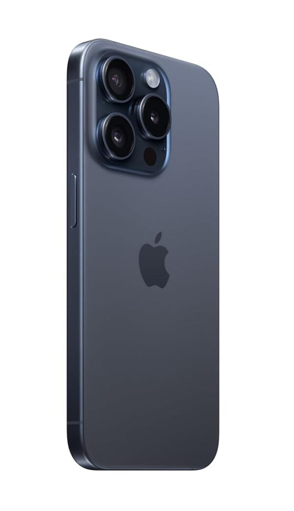 Apple iPhone 15 Pro (256 GB) - Blue Titanium (Renewed)