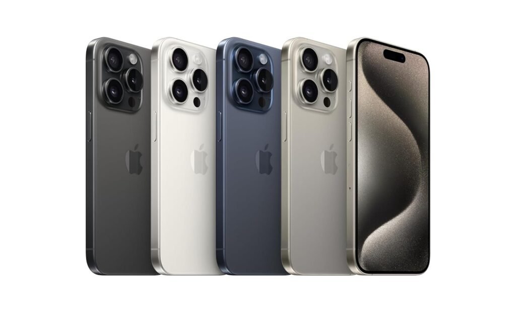 Apple iPhone 15 Pro (256 GB) - Blue Titanium (Renewed)