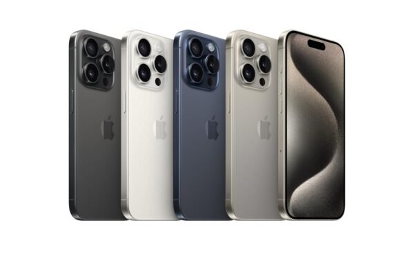 Apple iPhone 15 Pro (256 GB) - Blue Titanium (Renewed)