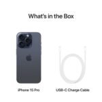 Apple iPhone 15 Pro (256 GB) - Blue Titanium (Renewed)