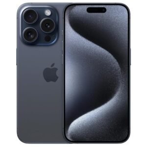 Apple iPhone 15 Pro (256 GB) - Blue Titanium (Renewed)