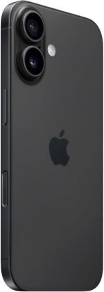 Apple iPhone 16, 128GB, Black - Unlocked (Renewed)