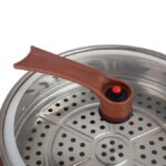 Electric Multifunctional Hot Pot For Cooking And Steaming Double Layered Hot Pot - Multicolor