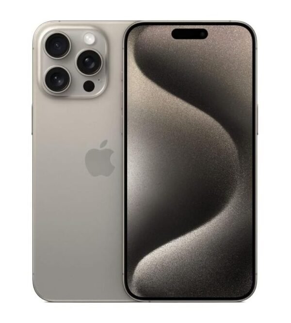 iPhone 15 Pro Max 256GB - Natural Titanium - Good - (Renewed)